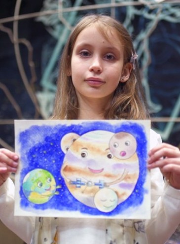 На борту ракети до космосу полетить малюнок 8-річної українки
