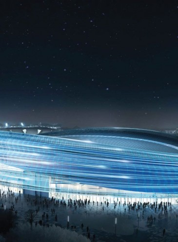 Льодова стрічка: як виглядає новий стадіон до зимової Олімпіади у Пекіні