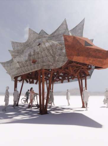 На фестивалі Burning Man представить символ спротиву агресії (фото)